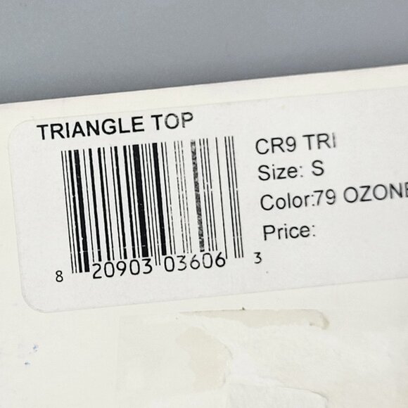 Chica Rica Triangle Bikini Top in Ozone Print - Picture 11 of 11